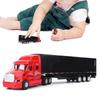 1:48 34.5CM Alloy Truck Model Simulation Light Sound Effect Pull Back Vehicles Toy
