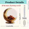 1pcs2D Full Moon Ornament Multi functional Desktop Decora Suitable for Home DecoraFestival Gifts and Muslim Ramadan Celebra