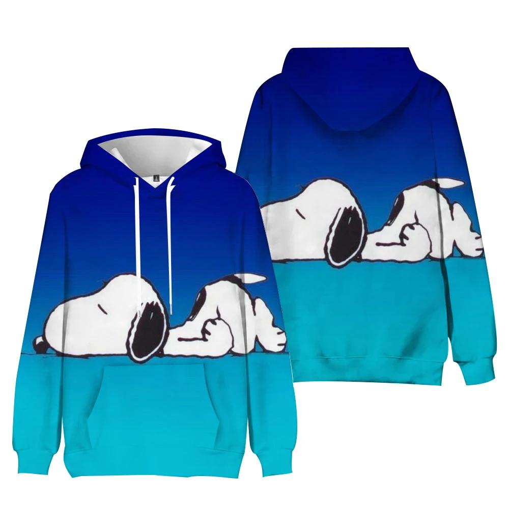Snoopy cartoon women's sweatshirt, fashionable streetwear hoodie gift, Snoopy cartoon streetwear sweatshirt hoodie