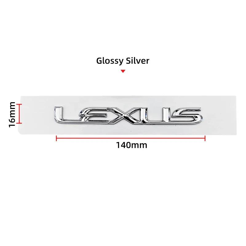 3D ABS Auto Buchstaben Emblem Heckklappen Aufkleber Abzeichen Für Lexus F SPORT Hybrid ES CT GS IS UX GX LBX NX RX 350h 450h Zubehör
