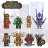 X0285 Evil Dwarf Mechanical Virus Soldier Building Blocks Toy Diy Abs Material Non-electric