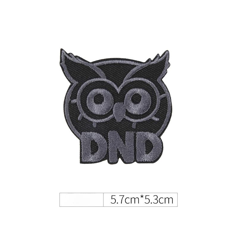 

Самоклеюча латка для одягу, наклейка, безшовні чоловічі та жіночі пуховики з дірками та безшовний ремонт, вишивка, високоякісна безшовна тканинна наклейка Owl