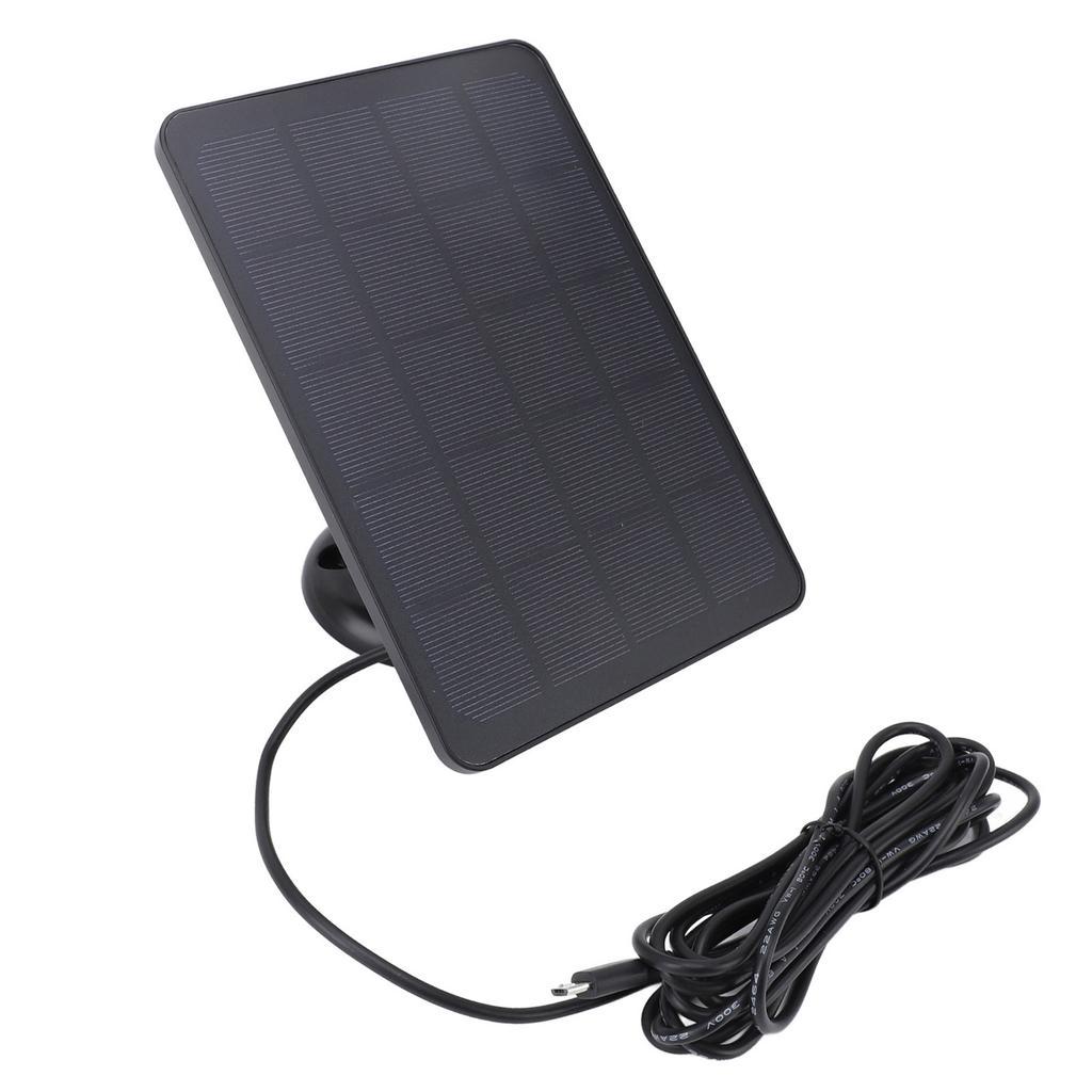 Security Camera Solar Panel Outdoor 4W 5V USB Type C IP65 Waterproof Charger for Eufy