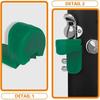 4pcs Thumb Rest Cushion, Soft Silicone Clarinet Oboe Thumb Rest Cushion Protector for Clarinets Oboes, Green