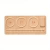 Wooden Beading Game Tray- Artistic Bead Stringing Desktop Board with Measurement Markings, Ideal for Crafting and Jewelry Making