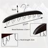 A84X-Belt Hanger Belt Organizer Closet Spare Parts Parts With 14 Hooks Belt Rack Sturdy Wood For Closet Organizers And Storage