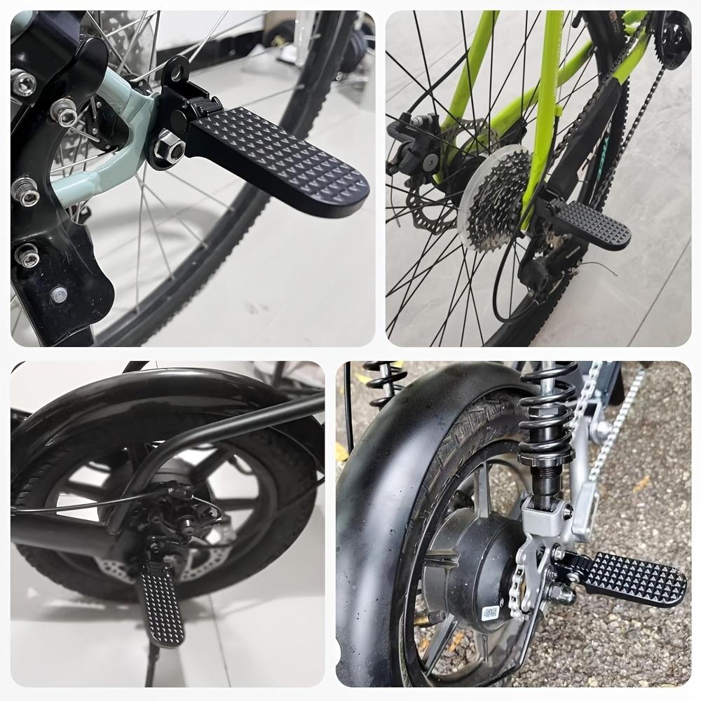 Motorcycle Bike Scooter Rear Passenger Foot Peg Footrest Pedal Bracket Stand Support Kit