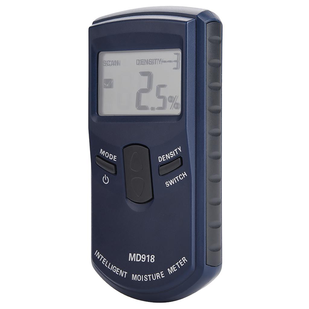 MD918 Digital LCD Inductive Wood Moisture Meter Detector Timber Humidity Tester 4percent 80percent RH