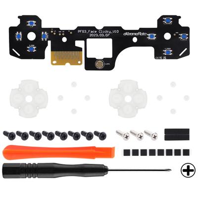 eXtremeRate Face Clicky Kit for PS5 Controller Custom Tactile Action Button for PS5 Controller Mouse Click Kit for PS5 Controller Controller Not