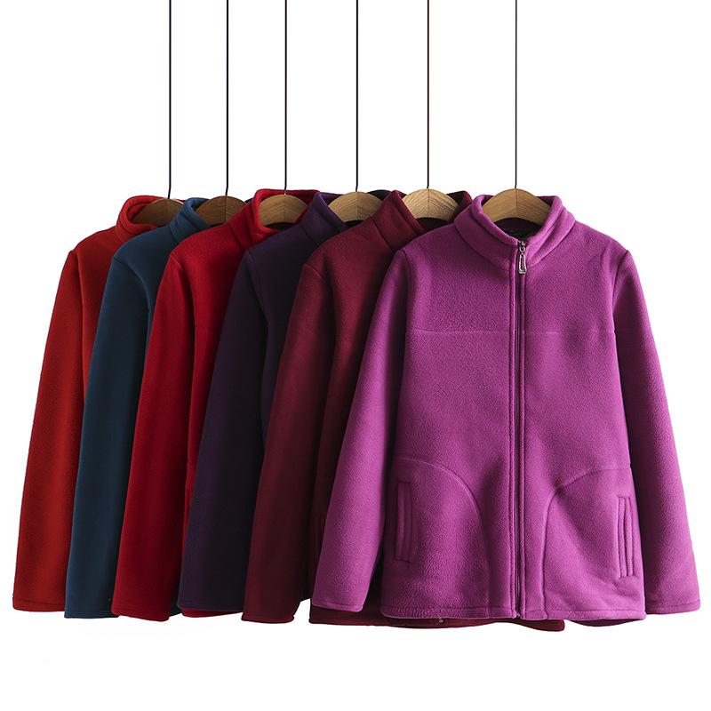 Jachetă Fleece Polar Plus Catifea Largă Plus Gras Plus Mărimi Mari Haine Fleece Fleece Toamnă și Iarnă Primăvară