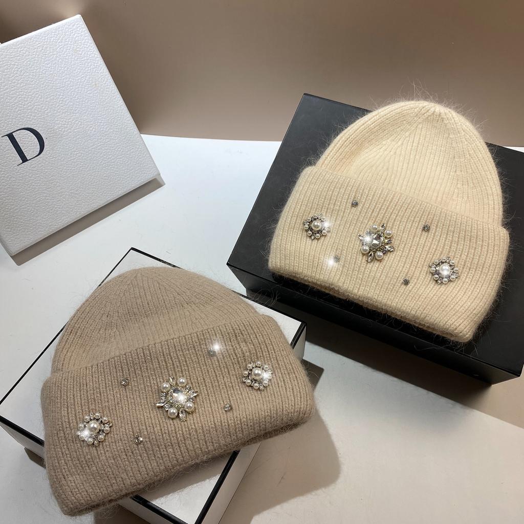 New Arrivalretroknitting Hat Fall and Winterheattechthickenedstuffedfashionable Hat for Women
