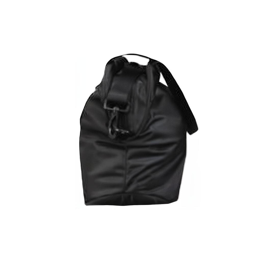 Nike Logo Adjustable Shoulder Strap Polyester Travel Bag Unisex Gym Bag Black BZ9808-010