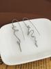Copper Abstract 3D Design Earrings - Cool Street Style Ear Hook T533