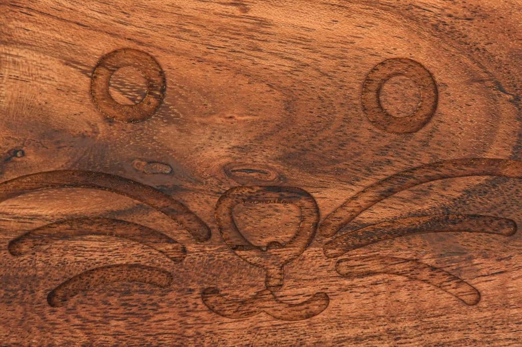 Bunny Shaped Wooden Serving Board, Wood Cutting Board for Kitchen, Wooden Charcuterie Boards, Sitting Bunny Serving Platter for Cheese and Food