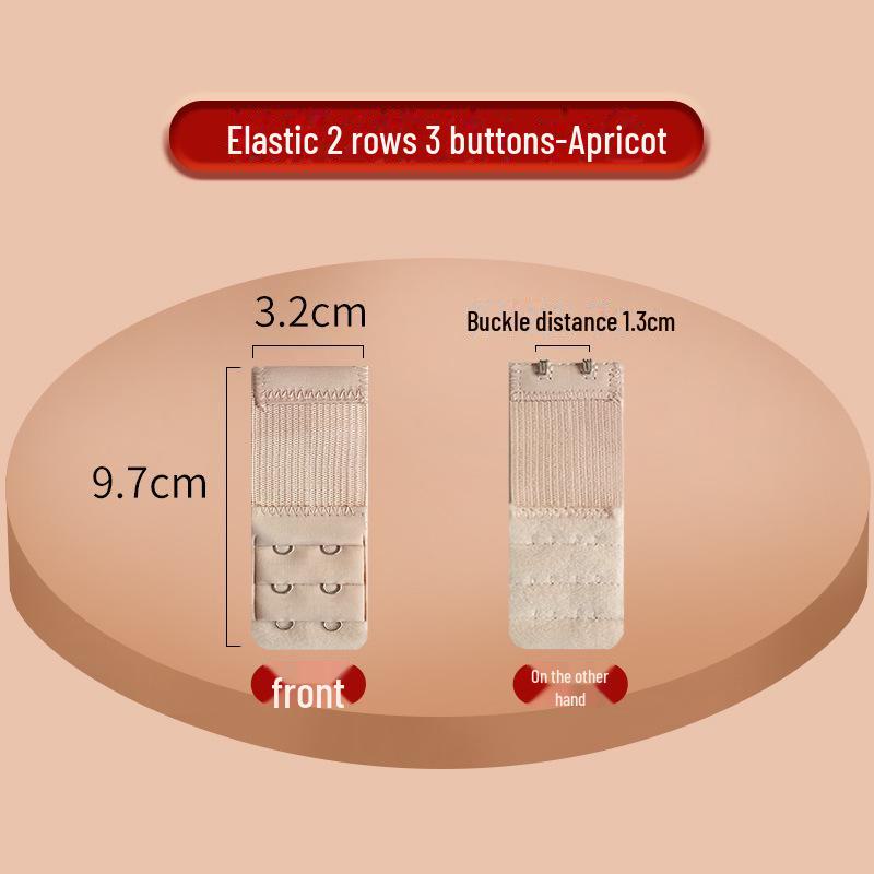 Extensie elastică pentru sutien cu cataramă din oțel inoxidabil - 2x3, 3x3, 4x4 rânduri