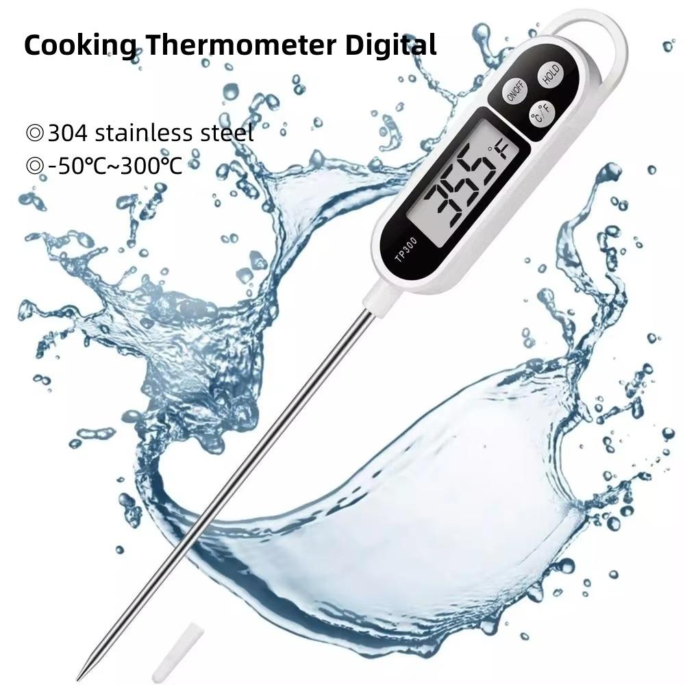Food Thermometer Cooked Foods Monitor Portable Digital Kitchen Thermometers Cooking Meat Probe Tools Household Oven Measure Tool