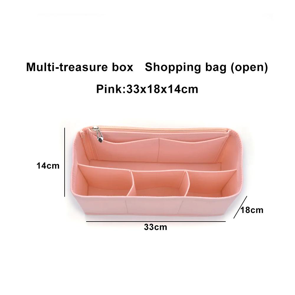 Large Ultra-light Travel Tote Bags Organizer Makeup Storage Bag Felt Insert Bag Organizer Custom Size Insert Bags for Phone Case