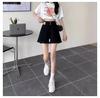 Summer 2025 Women's High-Waisted Slimming Denim Shorts - Trendy, Loose-Fit Design