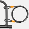 Anti Theft Bike U Lock with Key Heavy Duty Bike Lock Portable Universal Bike Accessories Rustproof Secure Lock