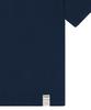 GRAVER [Unisex] Duck Face Embroidered Smile Short Sleeve T-Shirt_Navy