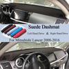 For Mitsubishi Lancer 2008-2016 Ralliart EVO X Galant Fortis EX Suede Dash Mat Cover Dashboard Pad Sunshade Carpet Car Accessory