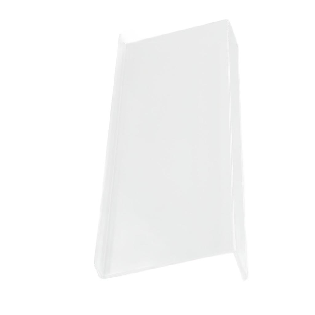 Acrylic Tilted Computer Keyboard Holder Low Front Lip Polished Finish Keyboard Riser Keyboard