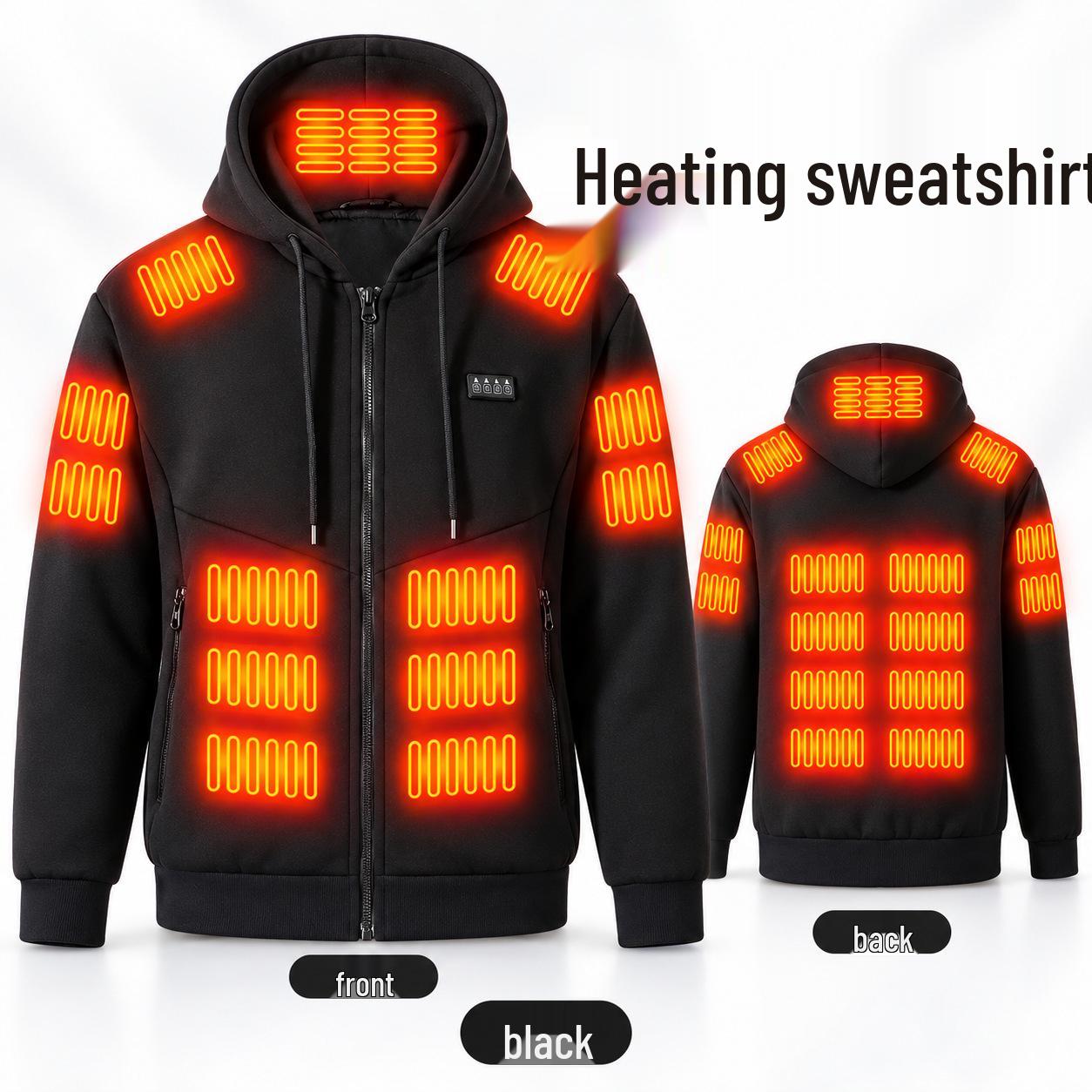 Men`s Smart Heated Hoodie - Winter