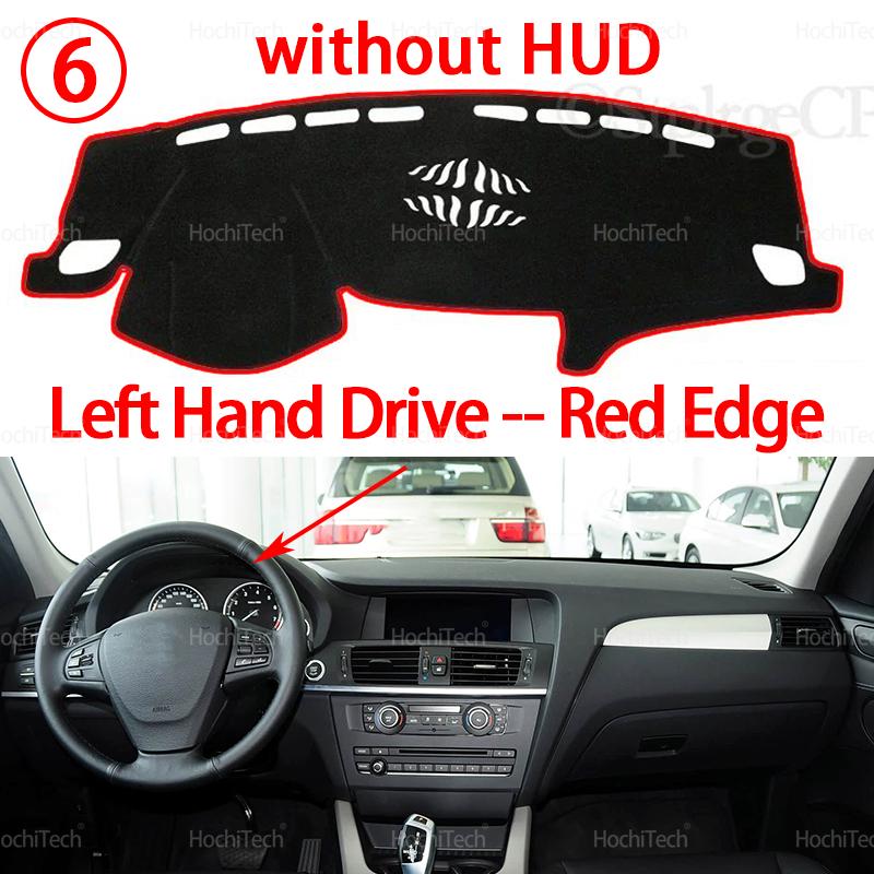 Dashboard Cover Avoid Light Anti-Slip Anti-dirty Mat Pad Sunshade Dashmat Protect for BMW X3 F25 2011-2017 2013 2014 2015 2016