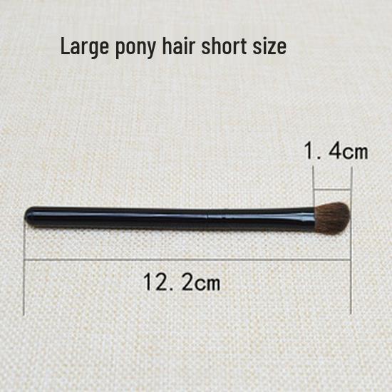 Pony Hair Eyeshadow and Contour Brush - Single Smoky Eye Tool