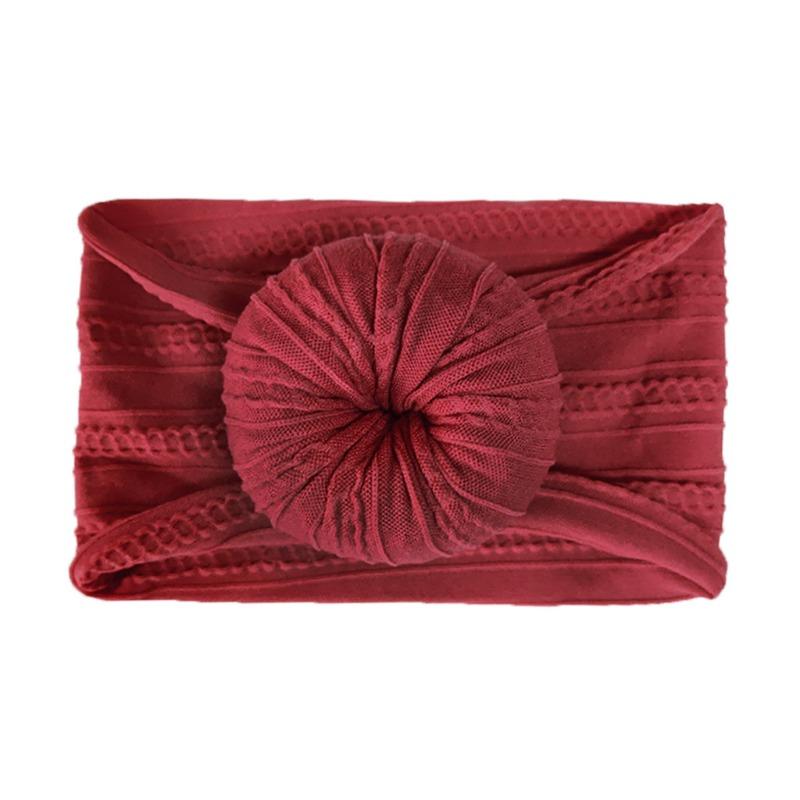 Infant and Toddler Nylon Jacquard Headband Headgear Soft Donut Nylon Stockings Children's Headband Hair Accessories