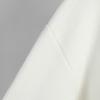 Autumn Winter Pure White Sweater Women's Round Neck Lazy Pullover Temperament Simple Comfortable Knitted Undercoat Top