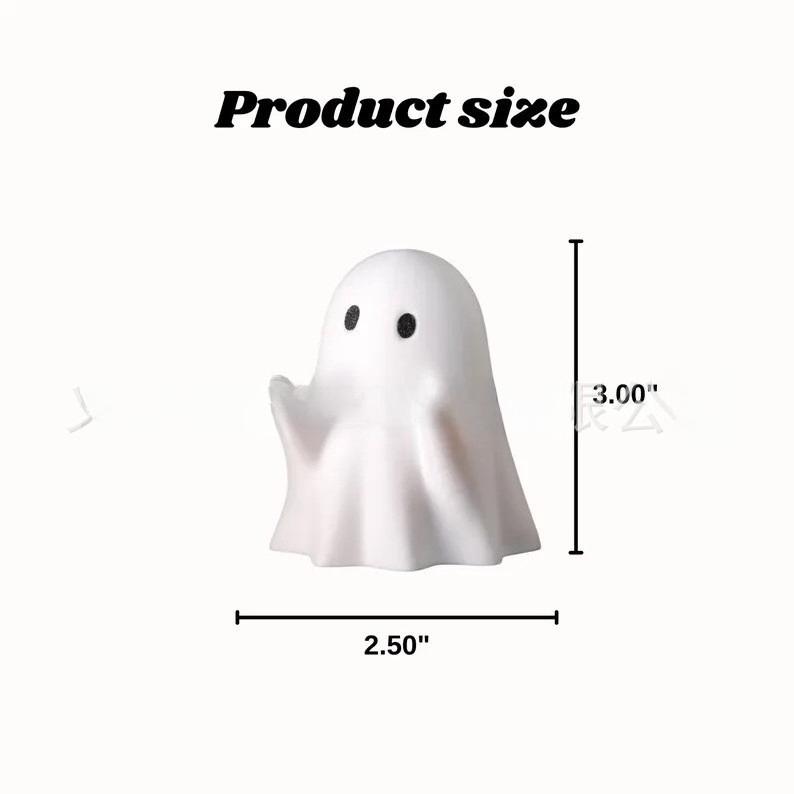 Middle Finger Cute Ghost Halloween Middle Finger Ghost Resin Craft Ornament