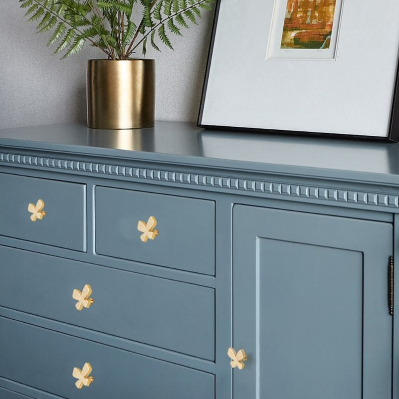 Upgrades S Elegant Butterfly Drawer Pulls Solid Metal Construction Ergonomic Grip Smooth Operation Home Office Upgrades