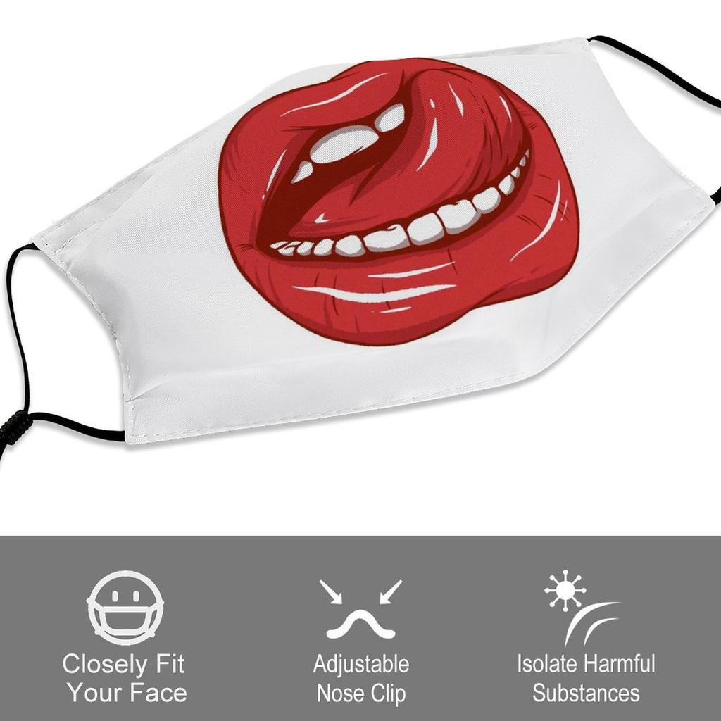 1Pack Protective Nylon Fabric Mask With Soft Stretch Fit And Replaceable 5/10/15 Filters Offering Effective Dustproof Daily Coverage