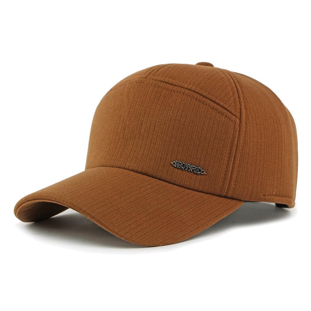 Herbst Winter Mütze Herren Samt Dicke Baseballkappe Warme Ohrenschützerkappe Sonnenhut