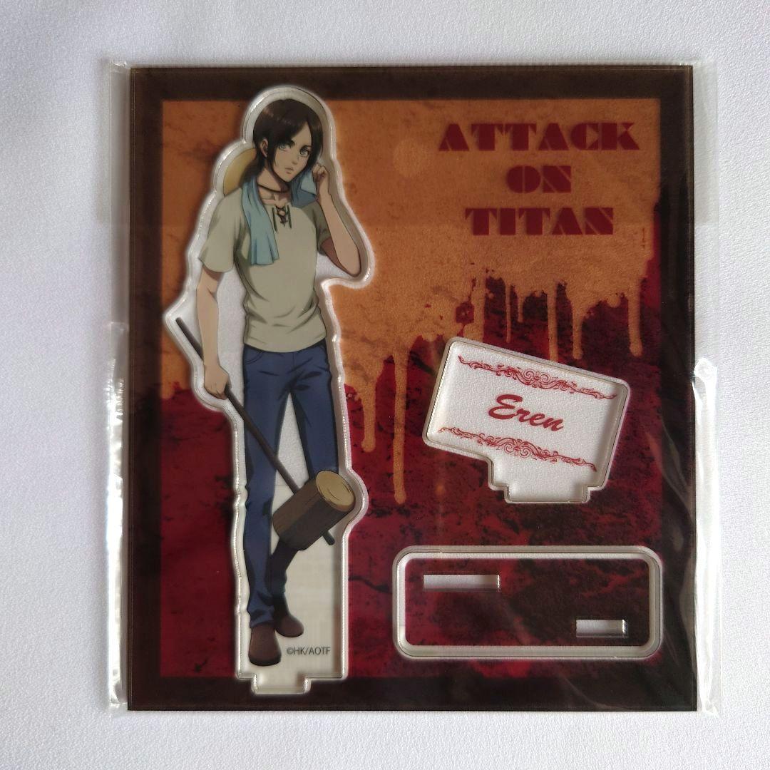 

[USED] Attack on Titan Acrylic Stand Work Clothes Ver. Eren Yeager