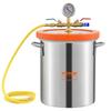 Vacuum Chamber Tempered Glass Lid Vacuum 5 Gal Degassing Chamber Silicone