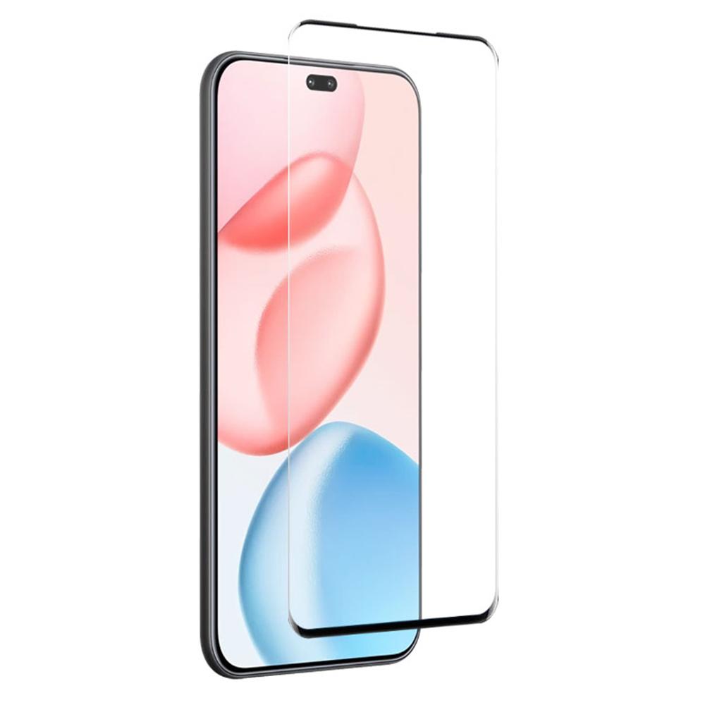 NORTHJO For Honor 400 Pro 5G (Global) Case Shockproof TPU Clear Phone Cover with 3D Curved Tempered Glass