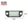 2Pcs LED License Plate Light For Ford C-MAX MK1 2003-2007 Focus MK2 2003-2008 Replace OEM 3M5A13550AA License Plate Lights 2