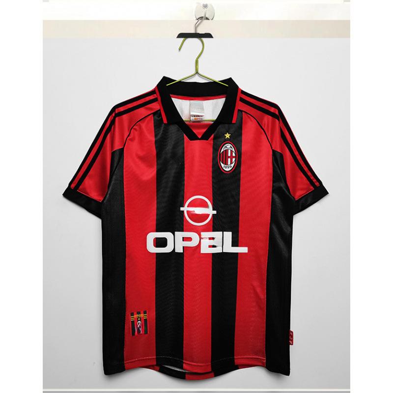 0607 AC Milán Milánský dres Kaka 95-20 Ronaldinho a retro fotbalový dres