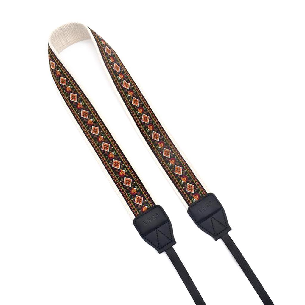 Kameragurt im ethnischen Stil, verstellbar, Vintage-Schulter-/Halskette, zum Aufhängen, Tragegurt für DSLR/SLR