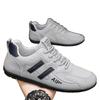 Herrenschuhe Frühling Laufen Sport Mesh atmungsaktiv weiche Sohle rutschfest Herren Freizeitreiseschuhe Low-Top deutsche Trainingsschuhe