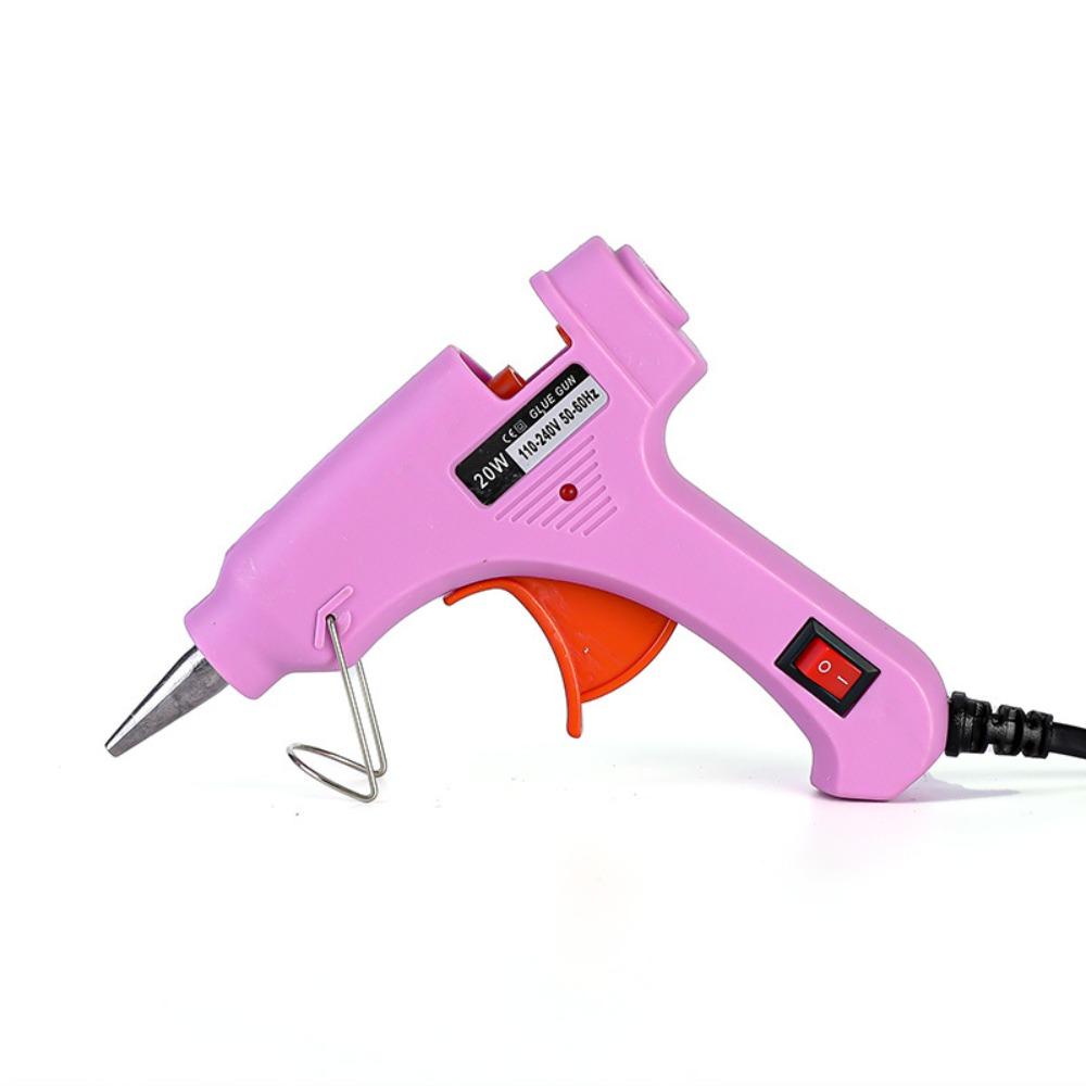 Pistol de Lipit cu Topire Caldă 20W Mini de Uz Casnic Industrial Pistoale Temperatură Căldură Termoelectric Instrument de Reparare Folosește Batoane de Lipici de 7mm