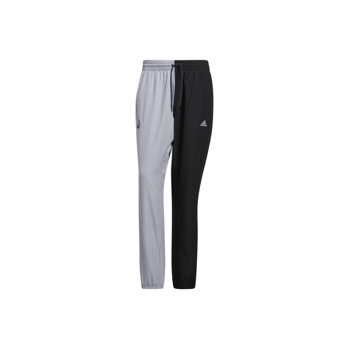 Adidas Dame Vis Basketball Pants Men Halo Silver Black GL7097 XL