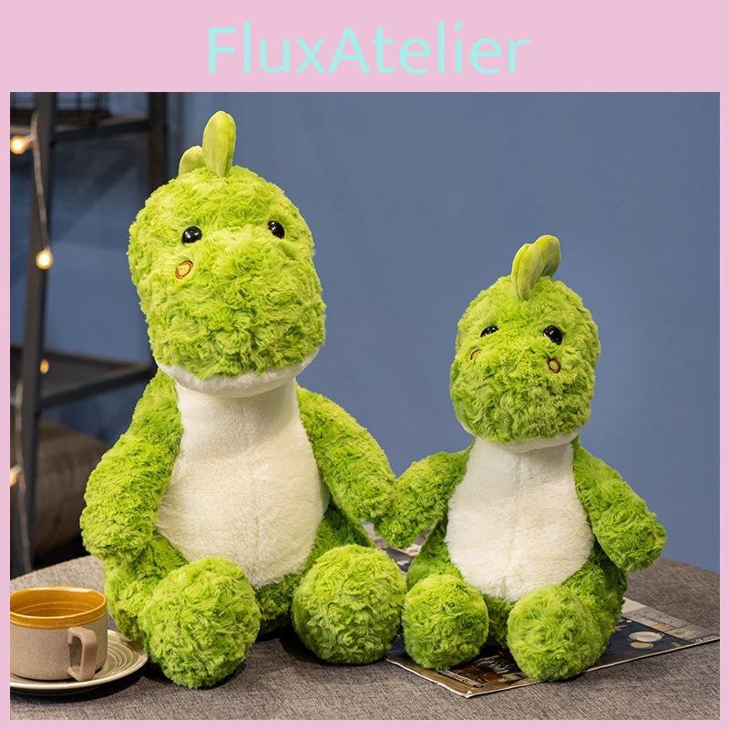 Adorable Green Dinosaur Plush Toy Soft Stuffed Animal Pillow For Sleep And Comfort