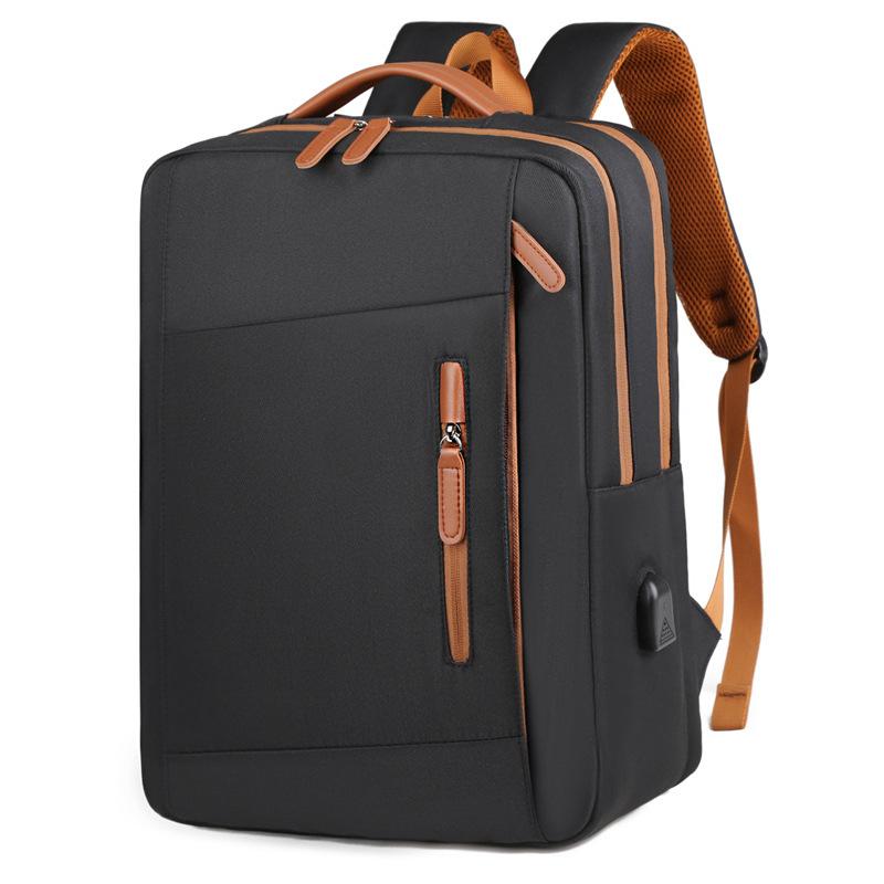 New stylish backpack, large-capacity multi-functional computer bag, simple leisure travel business travel backpack