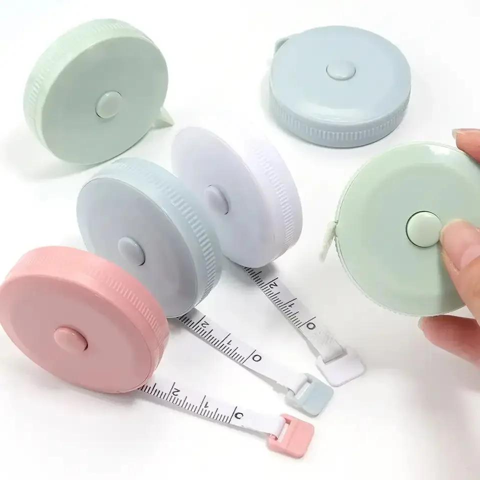 Mini Tape Measure Double Scale Ruler Plastic Roll Tape Accurate Measurement for Weight Loss Body Measurement Sewing Tailor Craft