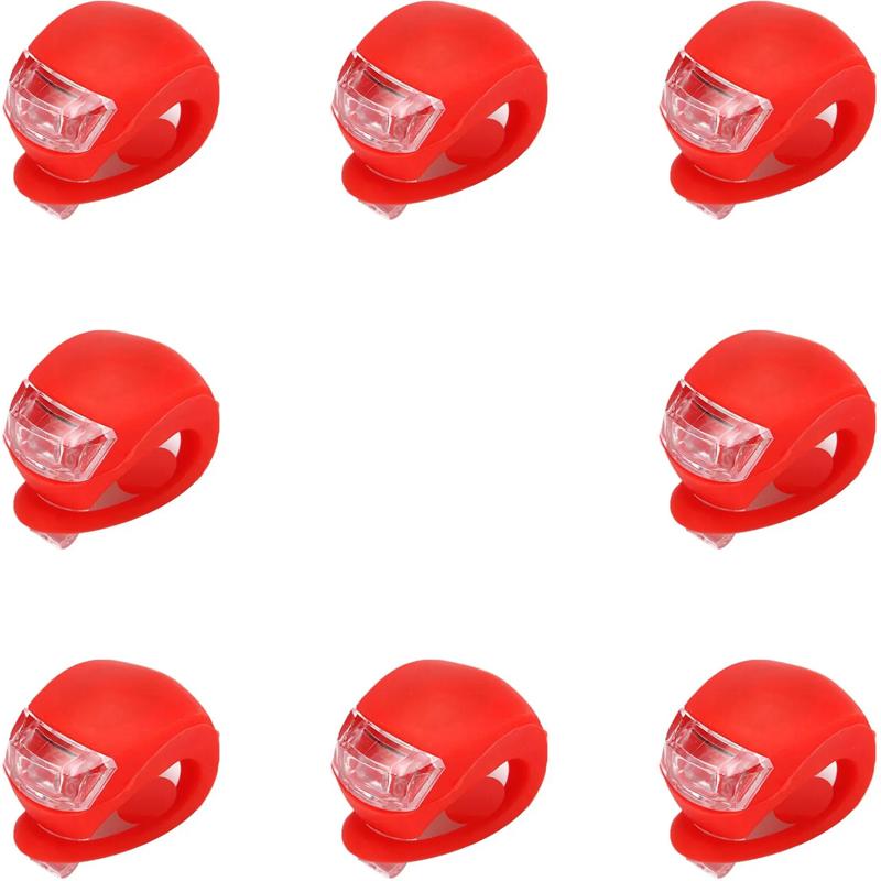 Bicycle Frog Light Night Warning Light Replaceable Battery Bicycle Tail Light Outdoor Riding Light Cycling Equipment Accessories