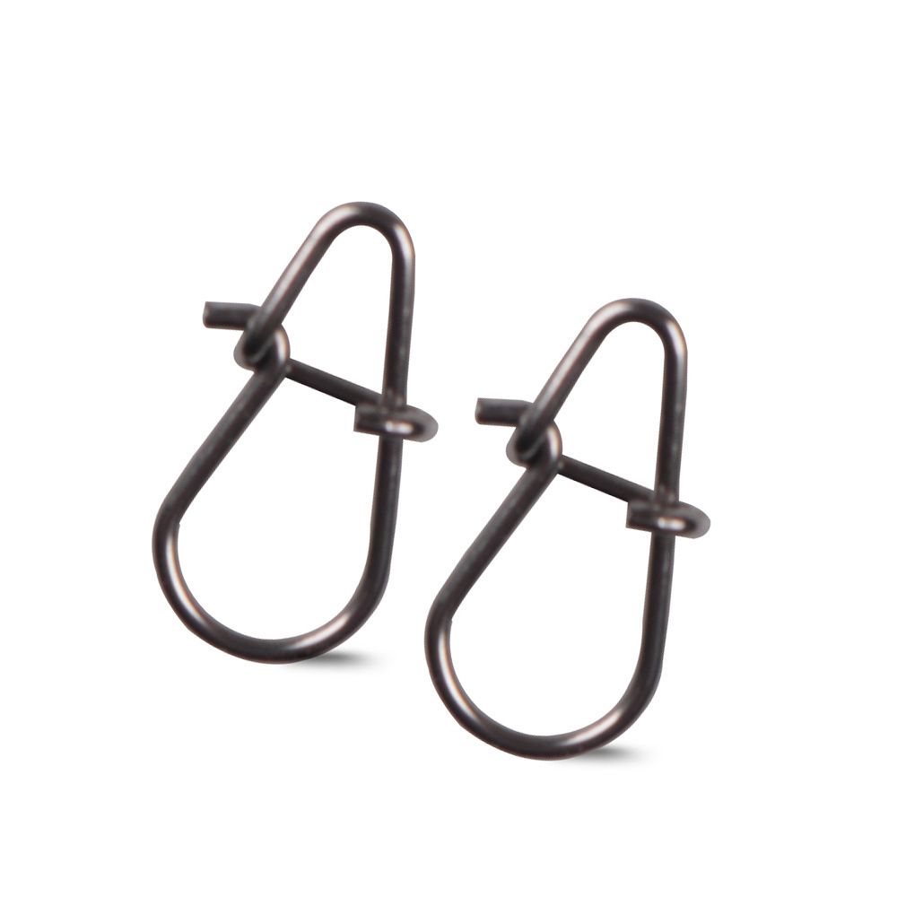 Fishing Accessories Stainless Steel 0.6mm Fish Hook Pins Safety Snaps Fast Clip Lock Lure Connector
