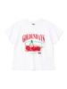 XOX (Women) Golden Days Cherry Print Crop T-Shirt [White]
